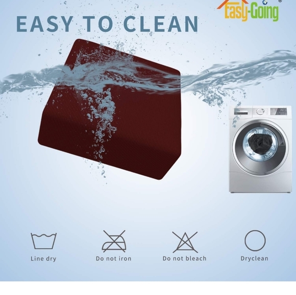 New Easy-Going Stretch Ottoman Cover Folding Storage Stool Furniture Protector. - Picture 7 of 8